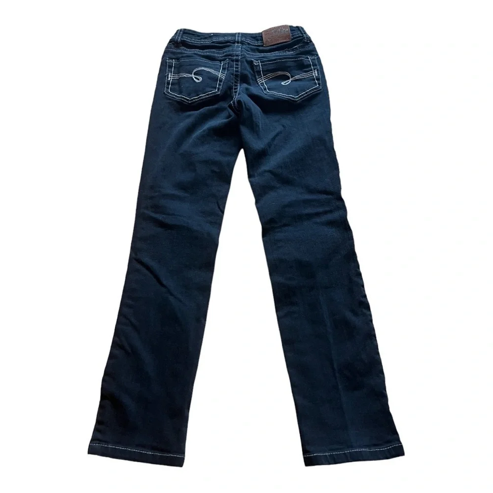 Justice Girls Blue Denim Skinny Jeans Size 10